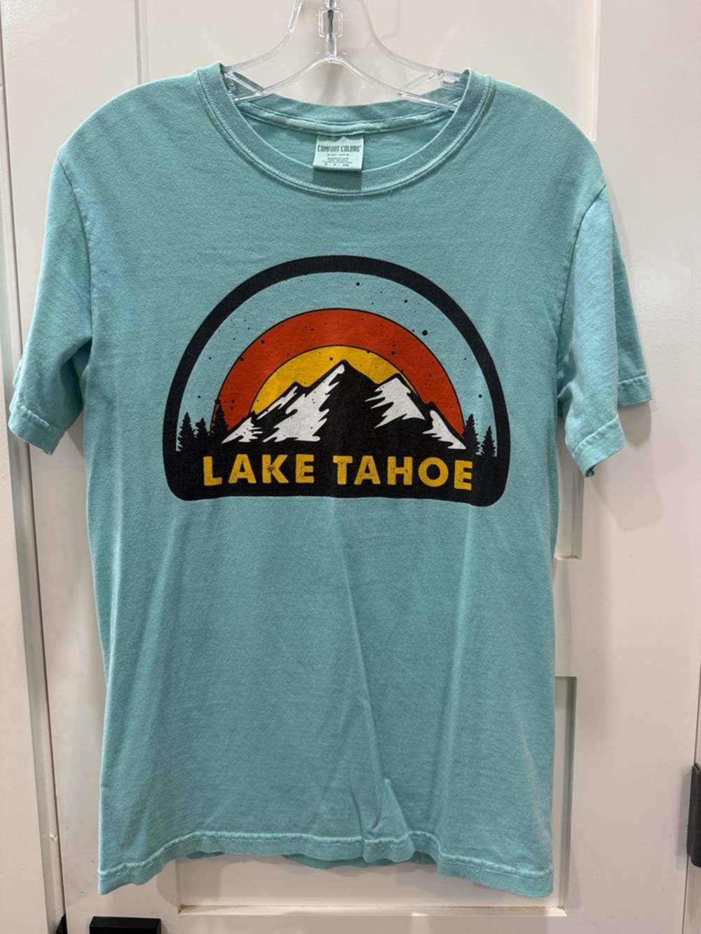 Lake Tahoe Graphic Tee - Aqua